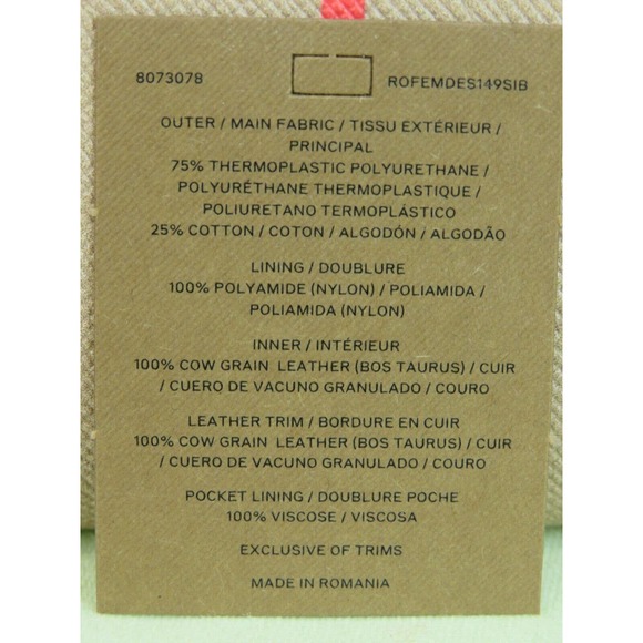 BURBERRY ELLERBY BLACK LEATHER ICON STRIPE CANVAS ZIP AROUND CONTINENTAL WALLET - Picture 13 of 14